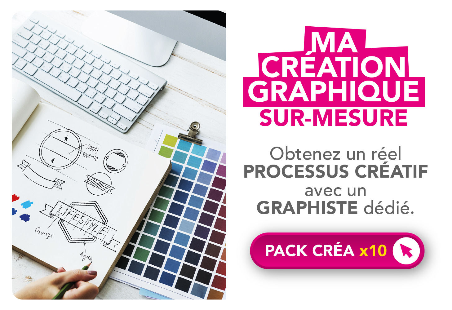 Pack de 10 créations graphiques