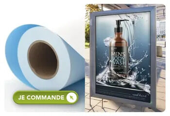 Papier dos bleu 120g 