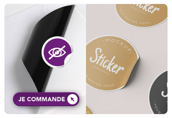 Stickers monomère enlevable 