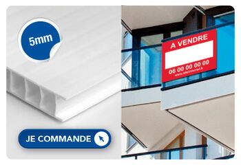 Panneau alvéolé 5mm