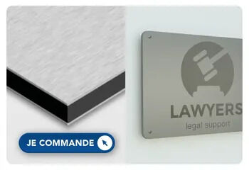 Panneau Alu Brossé 3mm 