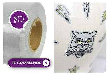 Stickers rétro-réfléchissant